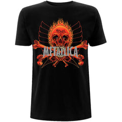 Metallica T-Shirt – 72 Seasons Broken / Burnt Drums (Rückendruck) – Unisex, offizielles Lizenzdesign – weltweiter Versand 