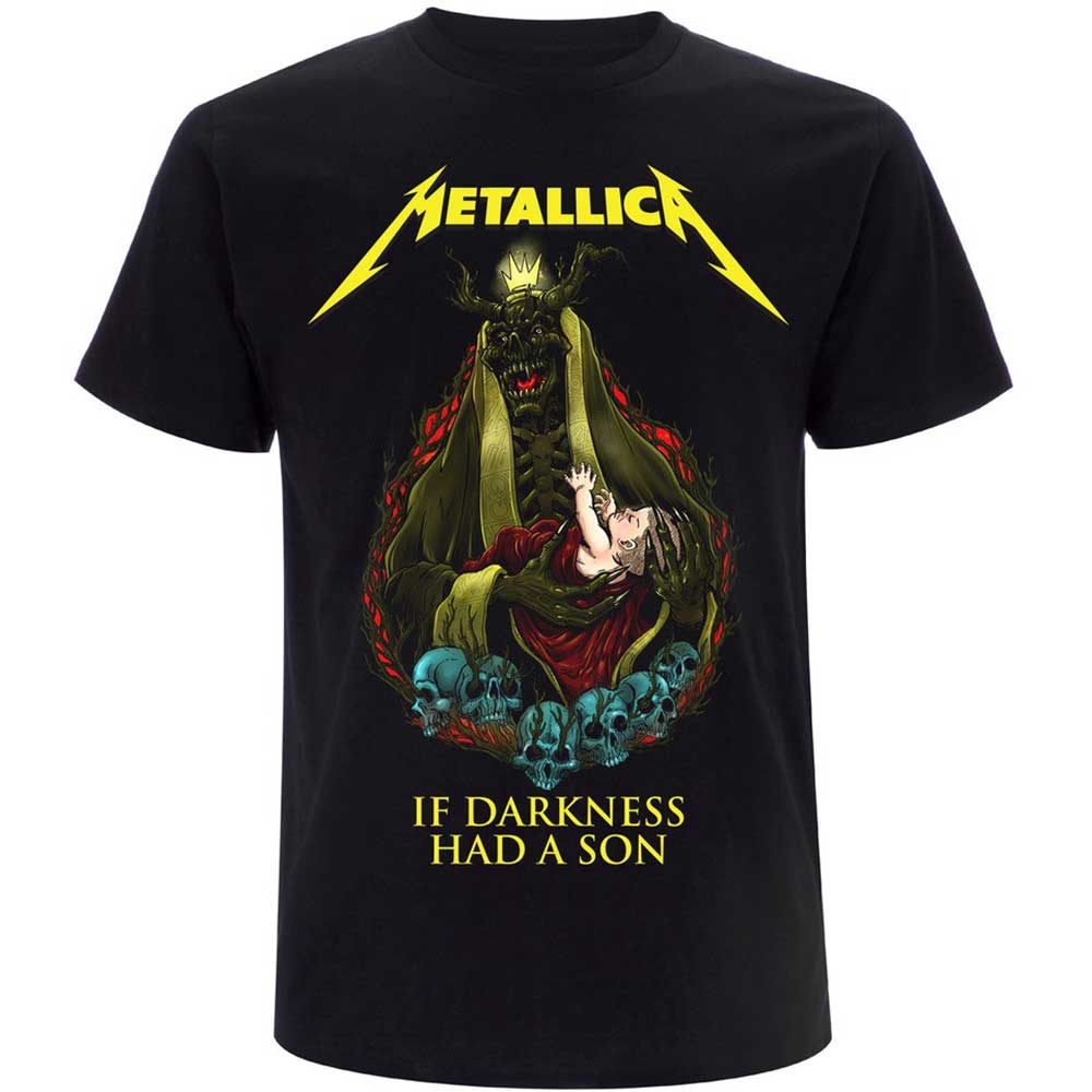 T-shirt Metallica - 72 Seasons Broken / Burnt Drums (Back Print) - Conception unisexe sous licence officielle - Expédition dans le monde entier 