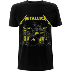 T-shirt Metallica - 72 Seasons Broken / Burnt Drums (Back Print) - Conception unisexe sous licence officielle - Expédition dans le monde entier 