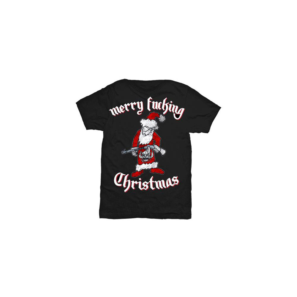 Motorhead Christmas T-Shirt - Merry Effing Christmas - Unisex Official Licensed Design