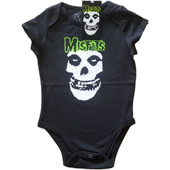 Misfits Baby Grow - Skull & Logo - Official Licensed Product