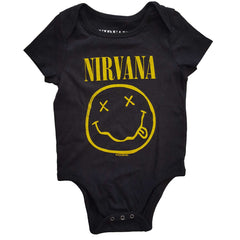 Nirvana Kids Baby-Strampler – Happy Face – offizielles Lizenzprodukt