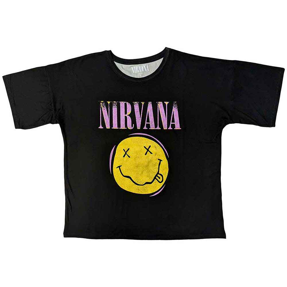 Nirvana Ladies Pyjamas - Xerox Smile Pink - Official Licensed Product