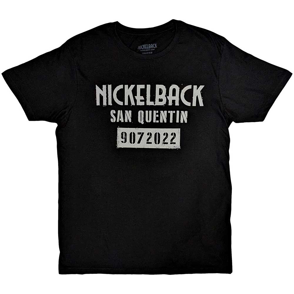 Nickelback Unisex T-Shirt - San Quentin - Official Licensed Design