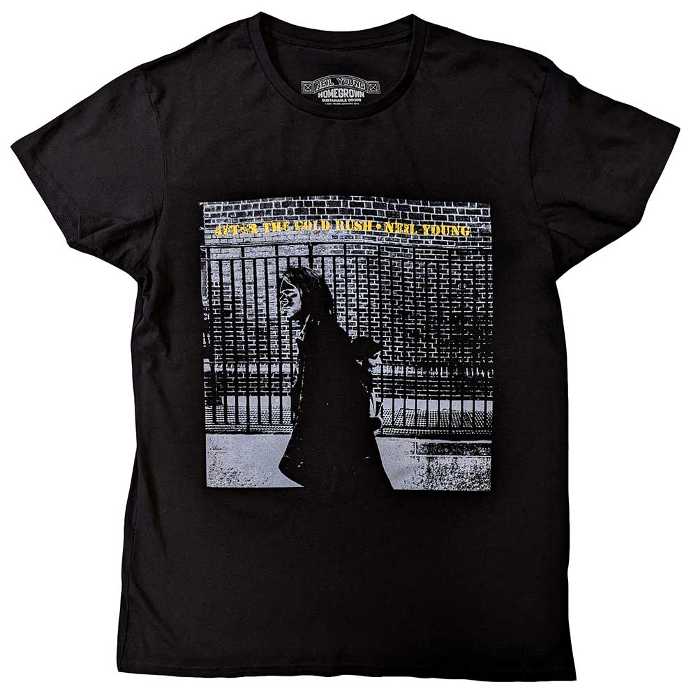 Neil Young Unisex T-Shirt - After the Gold Rush  - Unisex Official Licensed Design