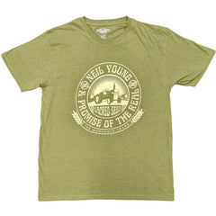 Neil Young Unisex T-Shirt - Tractor Seal  - Unisex Official Licensed Design