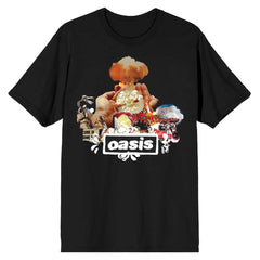 Oasis Adult T-Shirt - Decca Logo Design - Conception sous licence officielle - Expédition dans le monde entier