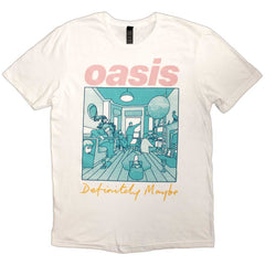 Oasis Adult T-Shirt -Definitely Maybe Illustration Colour - Official Licensed Design