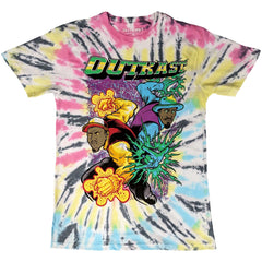 Outkast Unisex-T-Shirt – Superhelden (Wash-Kollektion) – offizielles Unisex-Lizenzdesign