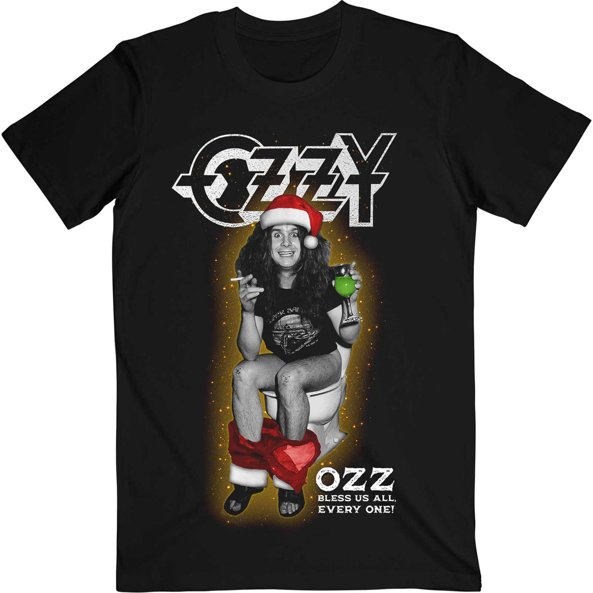 Ozzy Osbourne T-Shirt - Ozz Bless Us All - Official Licensed Design