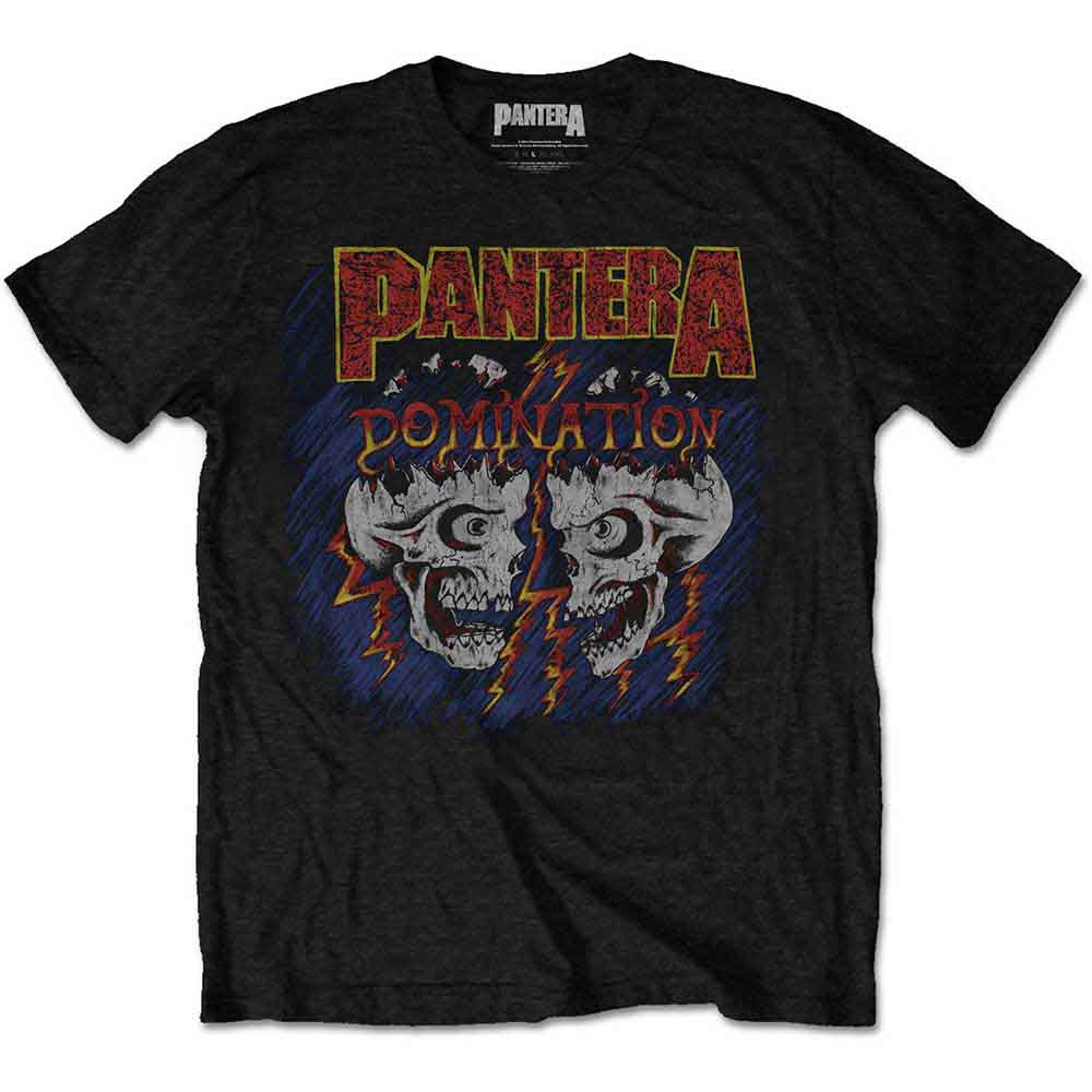 Pantera Unisex T-Shirt - Domination - Official Licensed Design