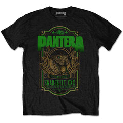 Pantera Unisex T-Shirt- Snakebite XXX Label - Official Licensed Design