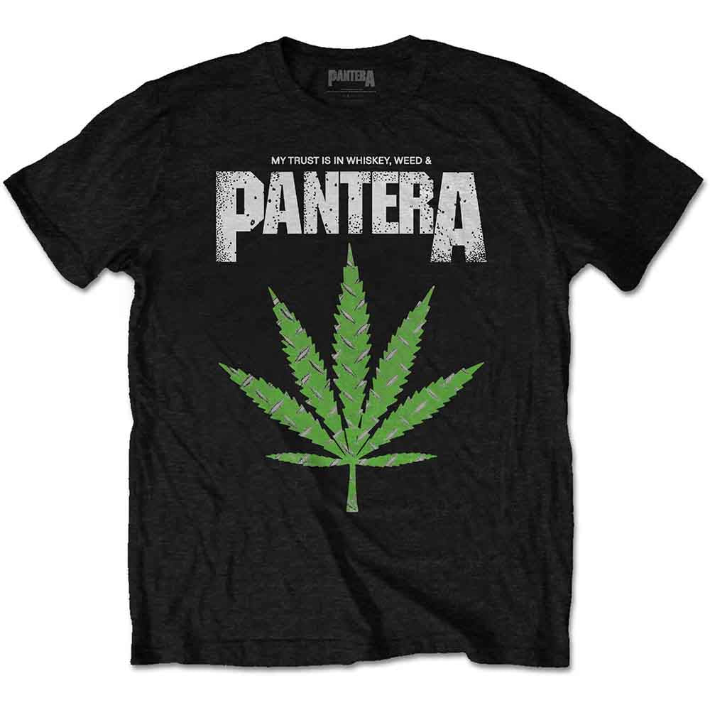 Pantera Unisex T-Shirt - Whiskey & Weed - Official Licensed Design