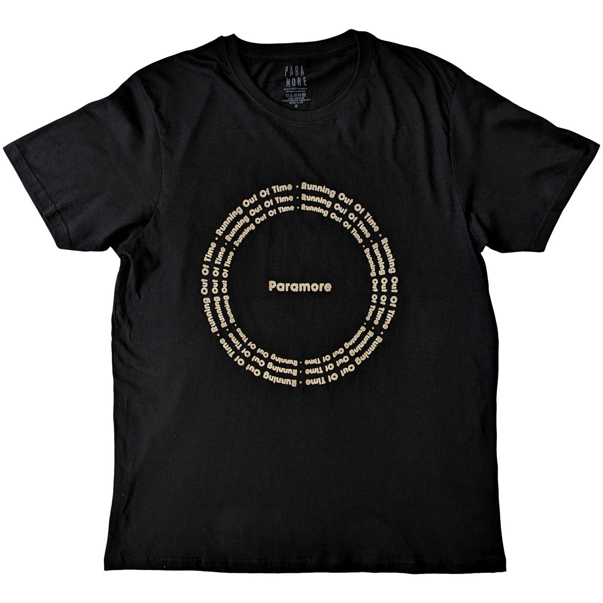 Paramore T-Shirt Adulte - Root Circle - Noir Conception sous Licence Officielle