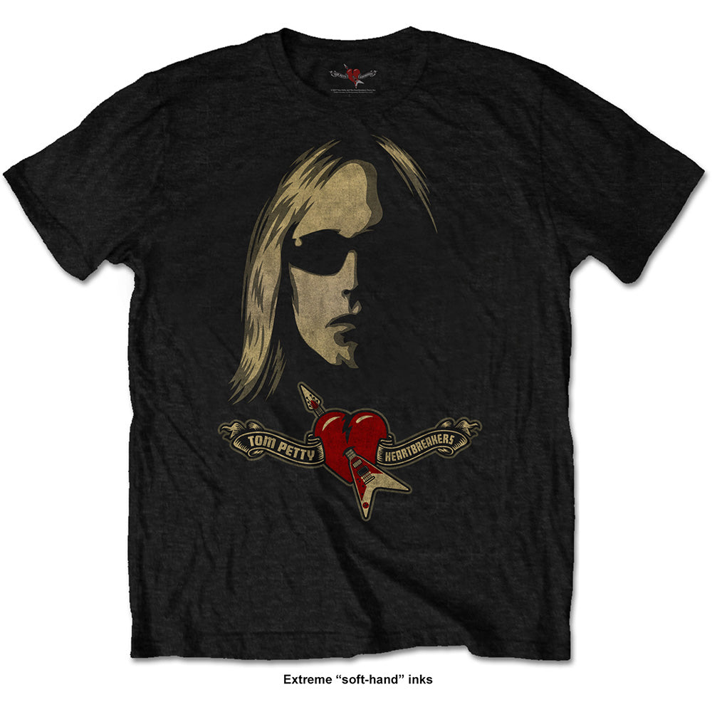 Tom Petty &amp; the Heartbreakers Unisex T-Shirt – Shades (Soft Hand Inks) – Offizielles Produkt