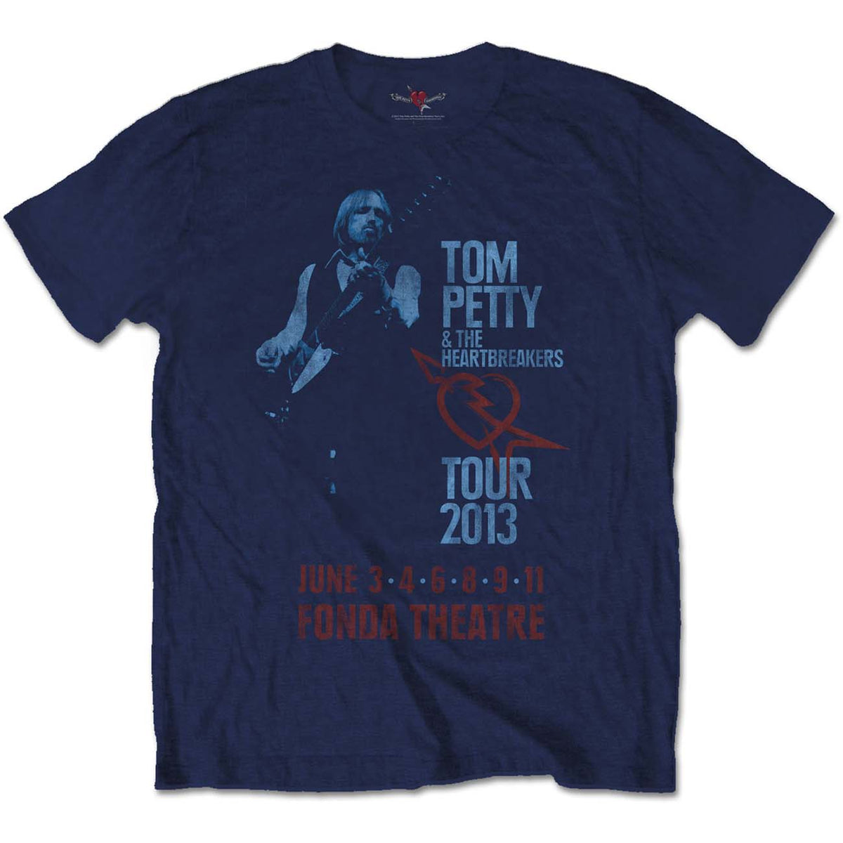 T-shirt unisexe Tom Petty &amp; the Heartbreakers - Théâtre Fonda - Produit officiel