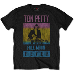 T-shirt unisexe Tom Petty &amp; the Heartbreakers - Full Moon Fever - Produit officiel noir
