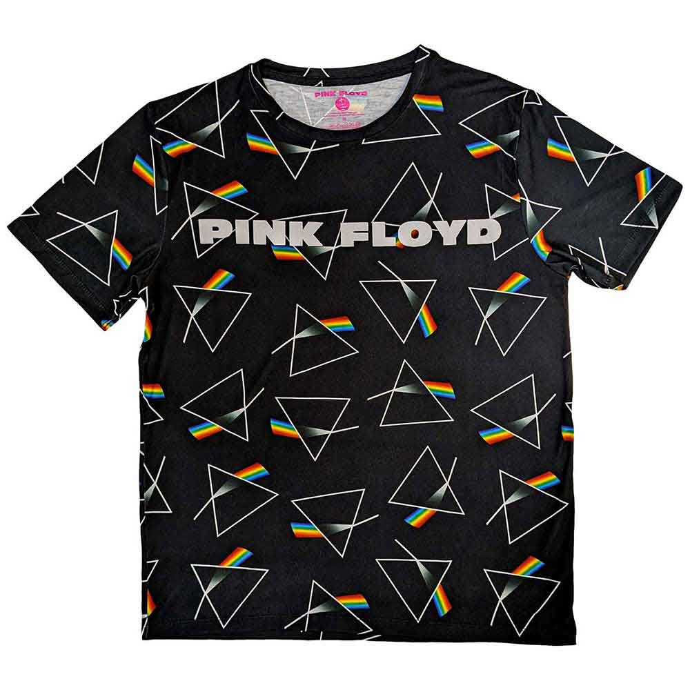 Pink Floyd Ladies Pyjamas - Prism Repeat -  Official Licensed Product