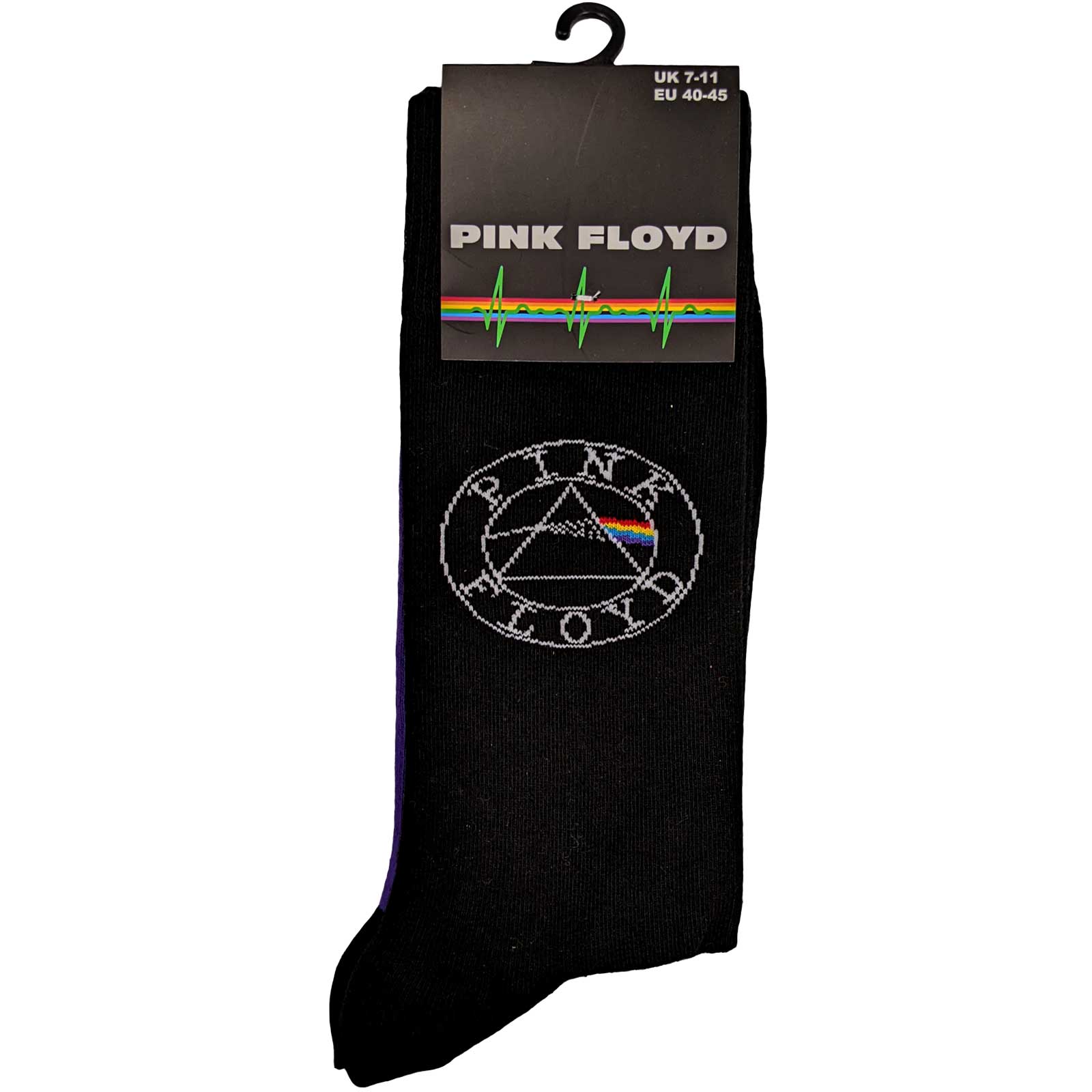 Pink Floyd Unisex Ankle Socks - Spectrum Sole (UK Size 7-11)