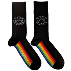 Pink Floyd Unisex Ankle Socks - Spectrum Sole (UK Size 7-11)