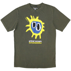 Primal Scream Unisex Stone Wash T-Shirt - Screamadelica - Official Licensed Design