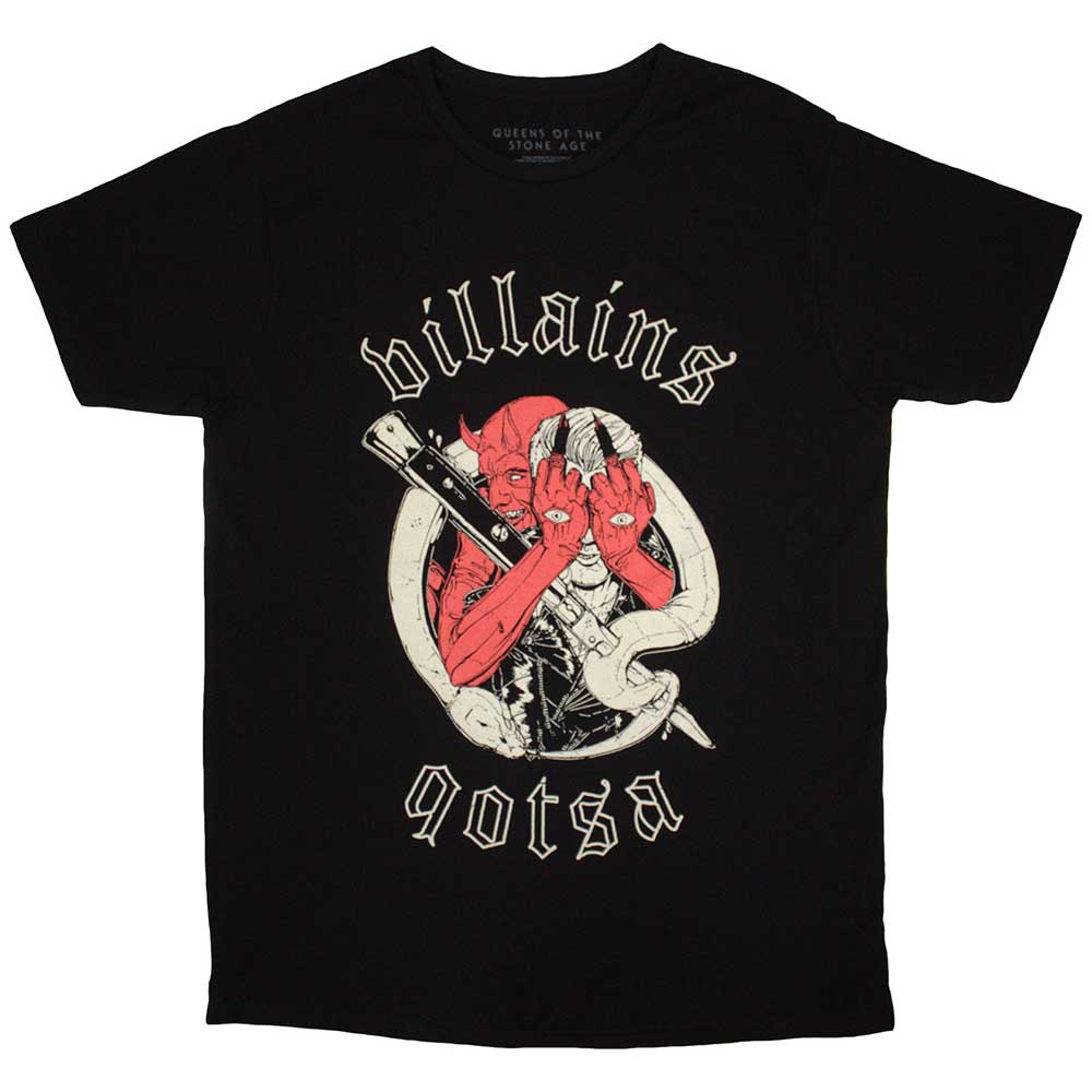 Queens of the Stone Age T-Shirt – Meteorschauer – Grau, Unisex, offizielles Lizenzdesign – weltweiter Versand