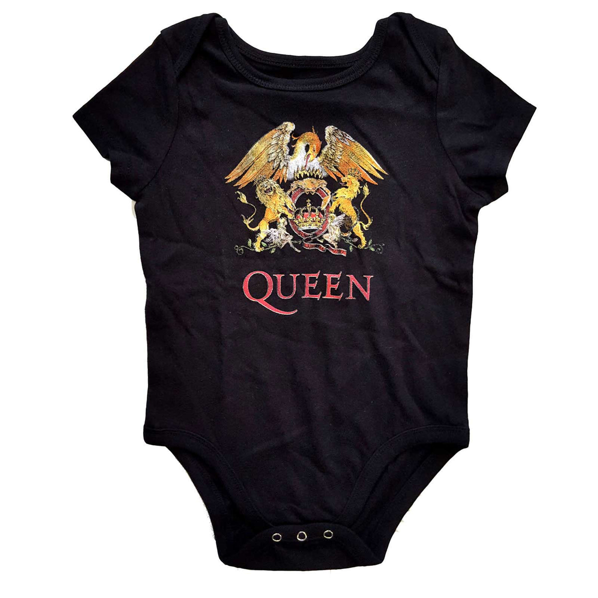 Queen Kids Baby-Strampler – klassisches Wappen – offizielles Lizenzprodukt