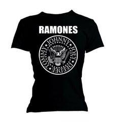 The Ramones Ladies T-Shirt - Seal (Skinny Fit) Official Licensed Design