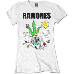Das Ramones Damen T-Shirt – Loco Live – Offizielles Lizenzdesign