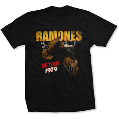 The Ramones Adult T-Shirt - US Tour 1979 - Official Licensed Design