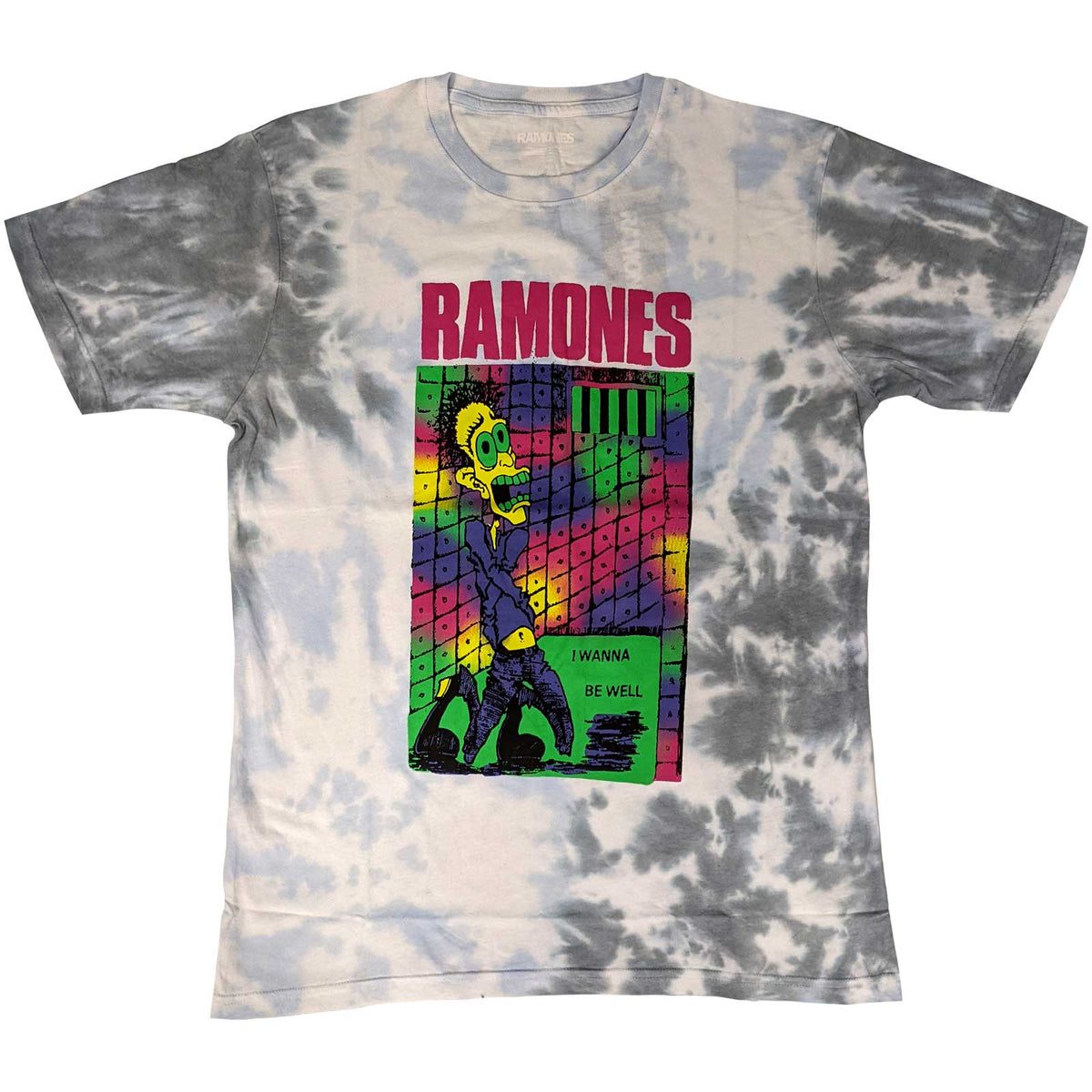 Das Ramones Unisex T-Shirt – Escapeny (Wash Collection) – Offizielles Lizenzdesign