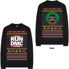 Run DMC Sweatshirt - Holiday (Back Print) - Unisex Official Licensed Design