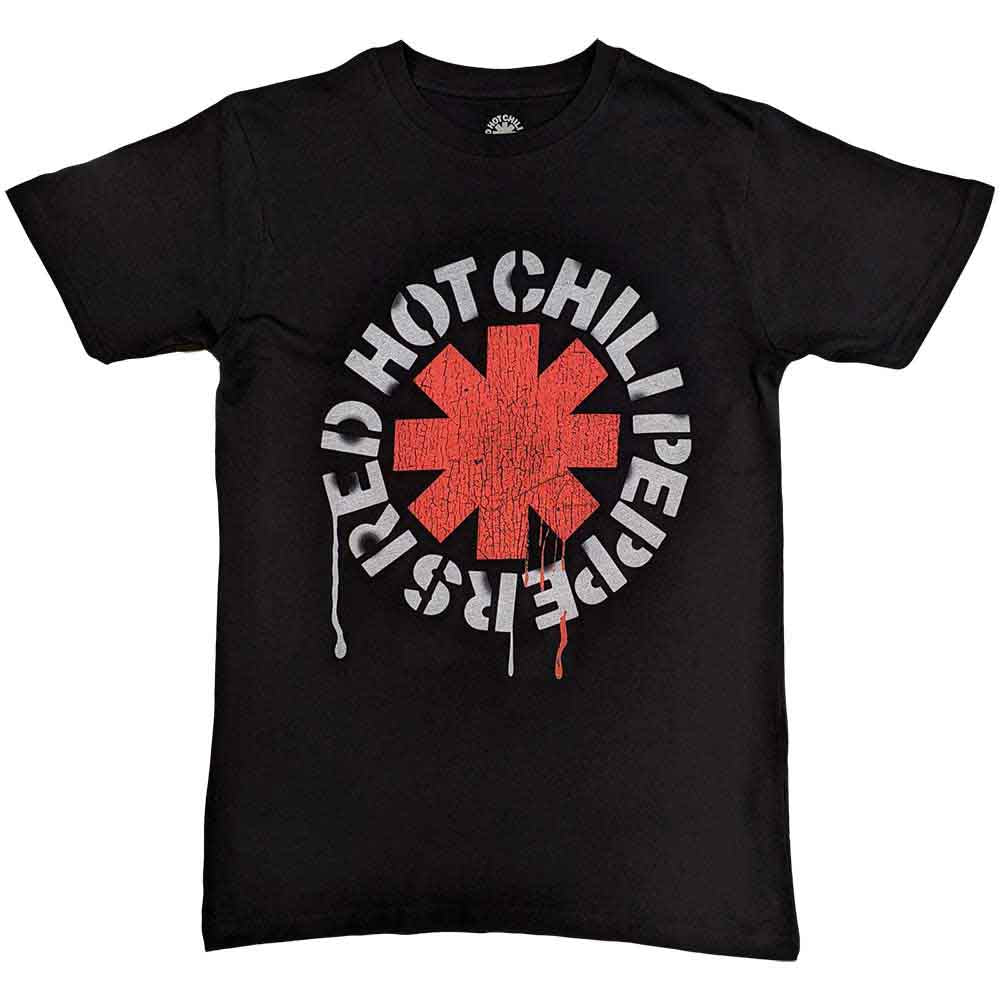 T-shirt Red Hot Chili Peppers - Pochoir - Conception sous licence officielle unisexe - Expédition mondiale