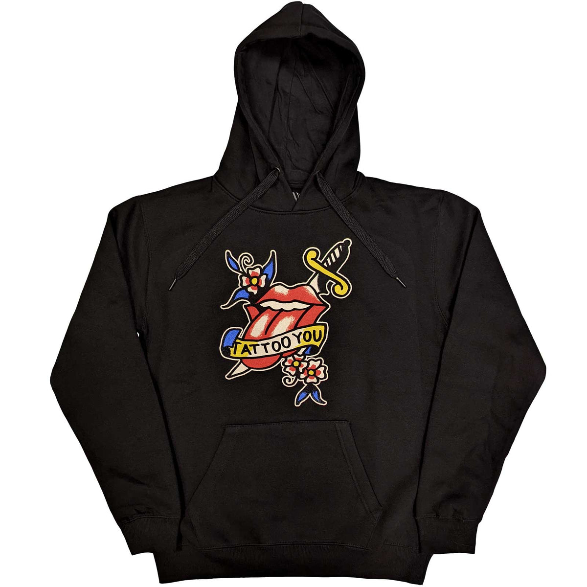 The Rolling Stones  Unisex Hoodie - Tattoo You Lick - Official Licensed Design