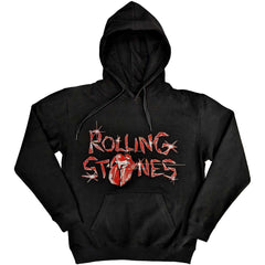 Sweat à capuche unisexe des Rolling Stones - Logo en verre Hackney Diamonds - Conception sous licence officielle