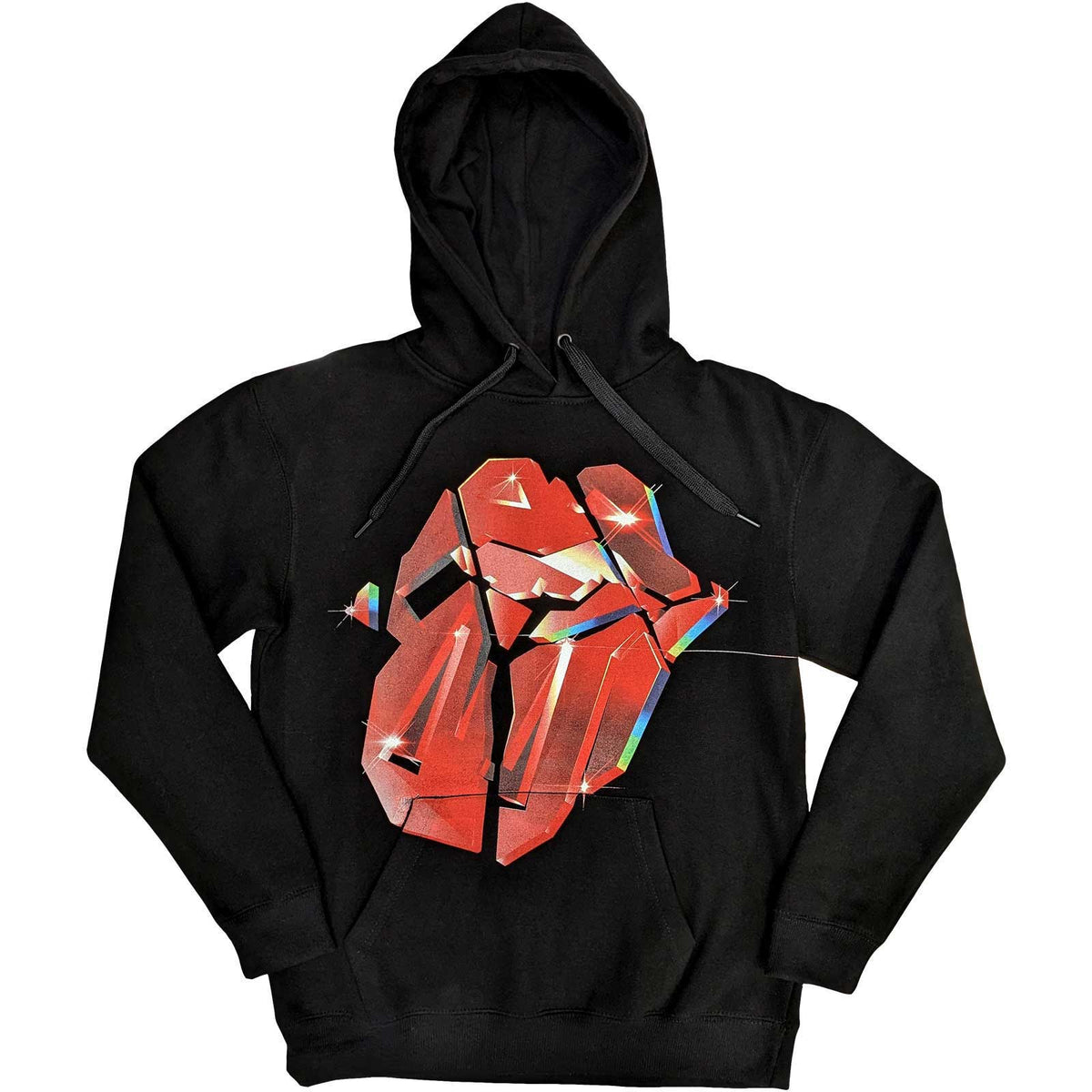 The Rolling Stones  Unisex Hoodie - Hackney Diamonds Lick - Official Licensed Design