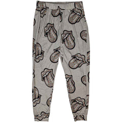 The Rolling Stones Ladies Pyjamas - Heart Tongue -  Official Licensed Product