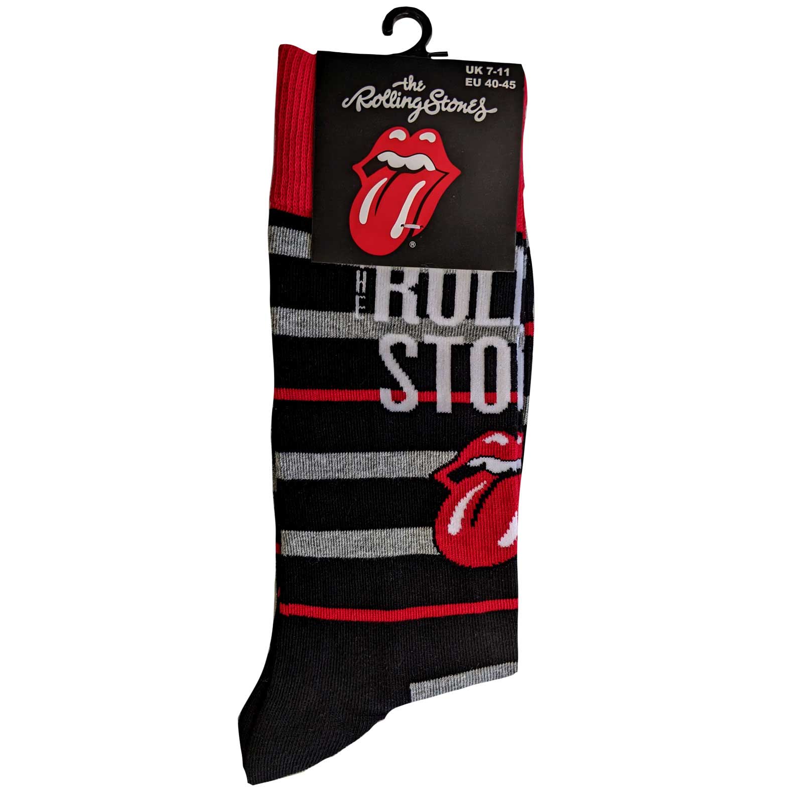 The Rolling Stones Unisex Ankle Socks - Logo & Tongue (UK Size 7-11)