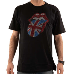 The Rolling Stones - Classic UK Diamante - Official Licensed Unisex T-Shirt