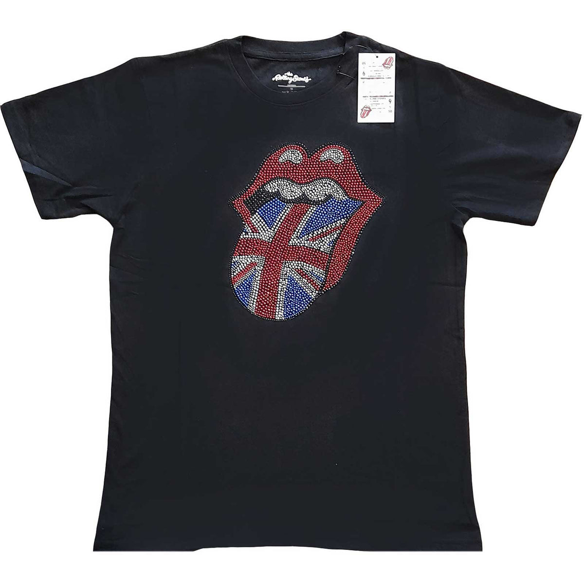 The Rolling Stones - Classic UK Diamante - Official Licensed Unisex T-Shirt