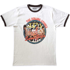 T-shirt unisexe Ringer des Rolling Stones - Certaines filles - Conception sous licence officielle