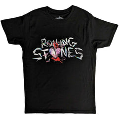 The Rolling Stones Adult T-Shirt - Hackney Diamonds Glass Logo - Official Licensed Design