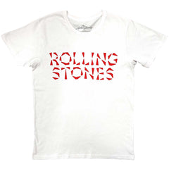 T-shirt pour adulte des Rolling Stones – Hackney Diamonds (impression au dos) Blanc – Design sous licence officielle