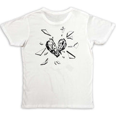 The Rolling Stones Adult T-Shirt - Hackney Diamonds Tongue Outline (Back Print) White - Official Licensed Design