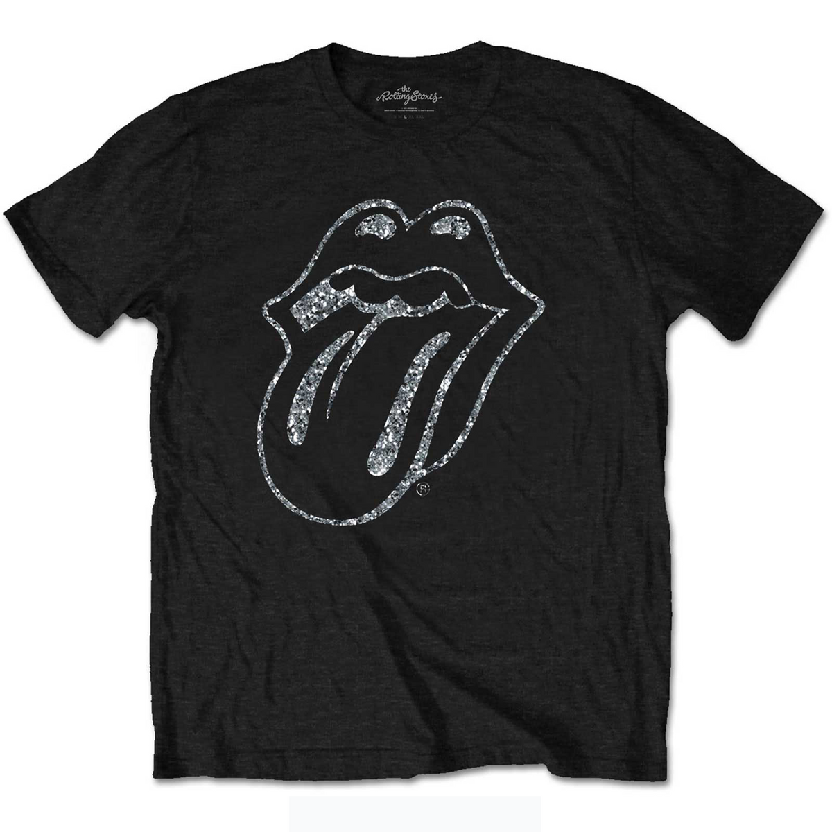 The Rolling Stones - Tongue Diamante - Official Licensed Unisex T-Shirt