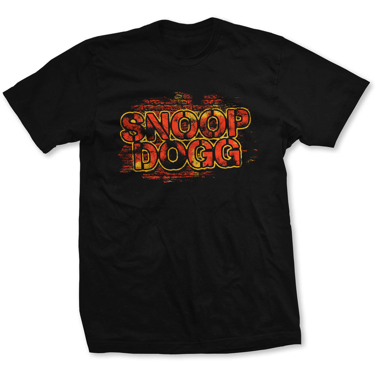 T-shirt unisexe Snoop Dogg - Logo rouge - Conception unisexe sous licence officielle