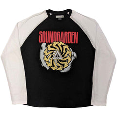 Soundgarden Raglan Long Sleeve T-Shirt - Tour 2017 (Back Print) - Unisex Official Licensed Design