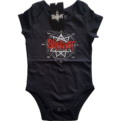 Slipknot Kids Baby Grow – Logo étoile (impression au dos) – Produit sous licence officielle
