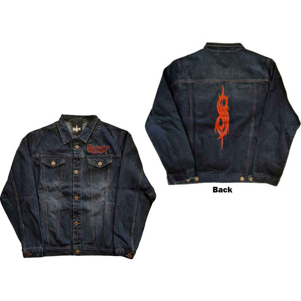 Slipknot Denim Jacket - Tribal Logo - Official Licensed Design