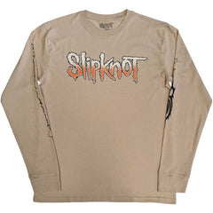 Slipknot Unisex Long Sleeved T-Shirt - Versets subliminaux (Back Print) - Conception sous licence officielle unisexe - Expédition mondiale